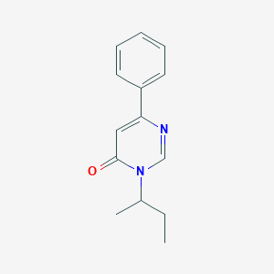 molecular formula C14H16N2O B2726545 3-(sec-butyl)-6-phenylpyrimidin-4(3H)-one CAS No. 1209270-04-1