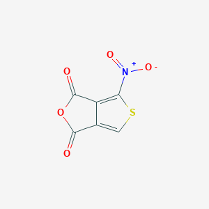 molecular formula C6HNO5S B2726547 4-Nitrothieno[3,4-c]furan-1,3-dione CAS No. 932032-16-1