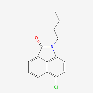 molecular formula C15H14ClNO B2726555 1-丁基-6-氯苯并[cd]吲哚-2(1H)-酮 CAS No. 303099-56-1