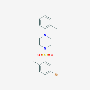 1-(5-Bromo-2,4-dimethylbenzenesulfonyl)-4-(2,4-dimethylphenyl)piperazine