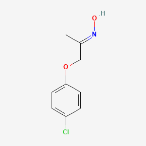 molecular formula C9H10ClNO2 B2726574 2-Propanone, 1-(4-chlorophenoxy)-, oxime CAS No. 104864-65-5