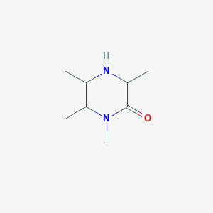 molecular formula C8H16N2O B2726607 1,3,5,6-Tetramethylpiperazin-2-one CAS No. 1934278-94-0