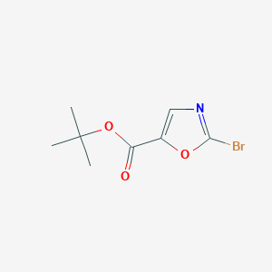 molecular formula C8H10BrNO3 B2726615 叔丁基2-溴氧唑-5-羧酸酯 CAS No. 2377030-99-2