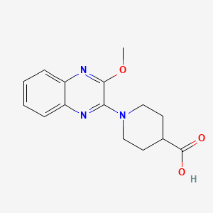 1-(3-Methoxyquinoxalin-2-yl)piperidine-4-carboxylic acid