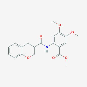 METHYL 2-(3,4-DIHYDRO-2H-1-BENZOPYRAN-3-AMIDO)-4,5-DIMETHOXYBENZOATE