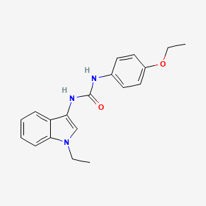 molecular formula C19H21N3O2 B2726682 1-(4-ethoxyphenyl)-3-(1-ethyl-1H-indol-3-yl)urea CAS No. 899753-83-4