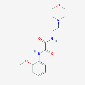 molecular formula C15H21N3O4 B2726685 N1-(2-methoxyphenyl)-N2-(2-morpholinoethyl)oxalamide CAS No. 797765-55-0