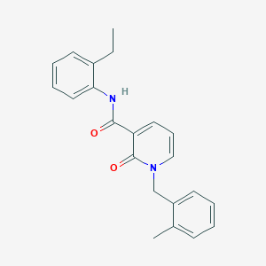 molecular formula C22H22N2O2 B2726709 N-(2-ethylphenyl)-1-(2-methylbenzyl)-2-oxo-1,2-dihydropyridine-3-carboxamide CAS No. 899991-26-5