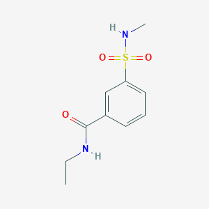molecular formula C10H14N2O3S B2726716 N-ethyl-3-(methylsulfamoyl)benzamide CAS No. 565182-88-9