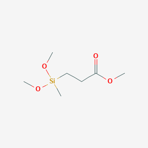 molecular formula C7H16O4Si B2726718 2-羧甲氧基乙基二甲氧基甲基硅烷 CAS No. 76301-03-6