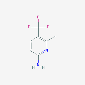 molecular formula C7H7F3N2 B2726726 6-Methyl-5-(trifluoromethyl)pyridin-2-amine CAS No. 1023813-33-3