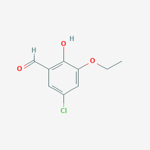 molecular formula C9H9ClO3 B2726733 5-Chloro-3-ethoxy-2-hydroxybenzaldehyde CAS No. 532944-74-4