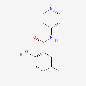 molecular formula C13H12N2O2 B2726773 2-hydroxy-5-methyl-N-(pyridin-4-yl)benzamide CAS No. 878160-83-9