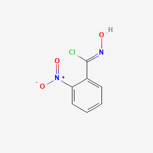 molecular formula C7H5ClN2O3 B2726778 N-羟基-2-硝基苯并咪唑酰氯 CAS No. 35447-75-7