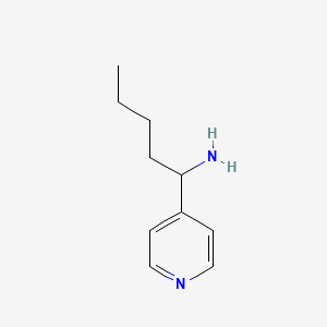 molecular formula C10H16N2 B2726814 1-Pyridin-4-ylpentan-1-amine CAS No. 58088-83-8