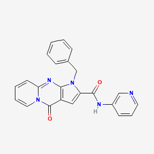 1-benzyl-4-oxo-N-(pyridin-3-yl)-1,4-dihydropyrido[1,2-a]pyrrolo[2,3-d]pyrimidine-2-carboxamide