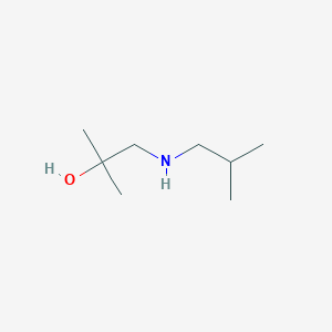 molecular formula C8H19NO B2726856 2-Methyl-1-[(2-methylpropyl)amino]propan-2-ol CAS No. 138001-48-6