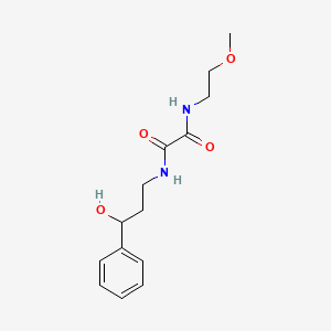 N1-(3-hydroxy-3-phenylpropyl)-N2-(2-methoxyethyl)oxalamide