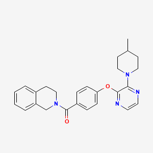 N-{2-[4-(aminosulfonyl)phenyl]ethyl}-4-(3-methylisoxazol-5-yl)thiophene-2-sulfonamide