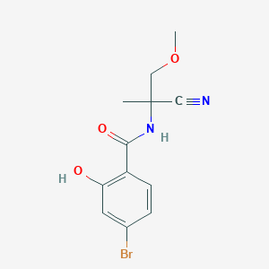 4-bromo-N-(1-cyano-2-methoxy-1-methylethyl)-2-hydroxybenzamide
