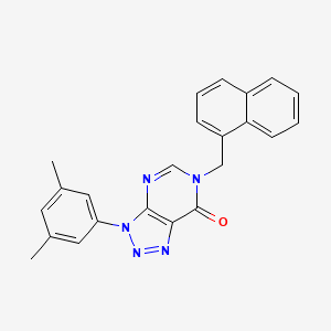 3-(3,5-Dimethylphenyl)-6-(naphthalen-1-ylmethyl)triazolo[4,5-d]pyrimidin-7-one