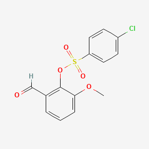 2-Formyl-6-methoxyphenyl 4-chlorobenzenesulfonate