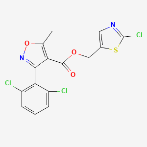 (2-Chloro-1,3-thiazol-5-yl)methyl 3-(2,6-dichlorophenyl)-5-methyl-1,2-oxazole-4-carboxylate