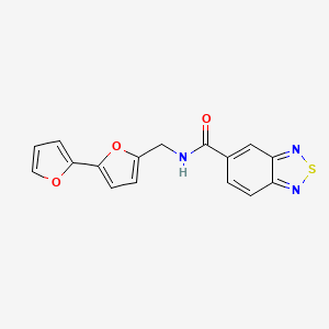 N-([2,2'-bifuran]-5-ylmethyl)benzo[c][1,2,5]thiadiazole-5-carboxamide
