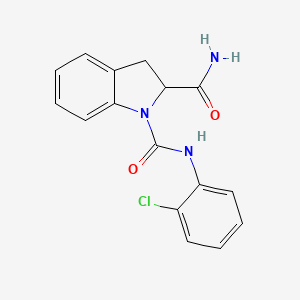 molecular formula C16H14ClN3O2 B2726967 N1-(2-氯苯基)吲哚-1,2-二羧酰胺 CAS No. 1101206-00-1