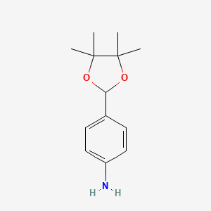 4-(4,4,5,5-Tetramethyl-1,3-dioxolan-2-yl)aniline