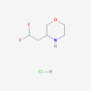 3-(2,2-Difluoroethyl)morpholine;hydrochloride