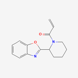 1-[2-(1,3-Benzoxazol-2-yl)piperidin-1-yl]prop-2-en-1-one