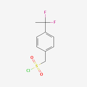 [4-(1,1-Difluoroethyl)phenyl]methanesulfonyl chloride