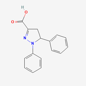 1,5-diphenyl-4,5-dihydro-1H-pyrazole-3-carboxylic acid