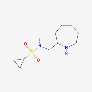 N-(Azepan-2-ylmethyl)cyclopropanesulfonamide
