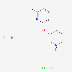 2-Methyl-6-(piperidin-3-yloxy)pyridine dihydrochloride
