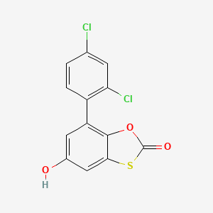 7-(2,4-Dichlorophenyl)-5-hydroxy-1,3-benzoxathiol-2-one
