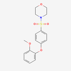 4-[4-(2-Methoxyphenoxy)benzenesulfonyl]morpholine