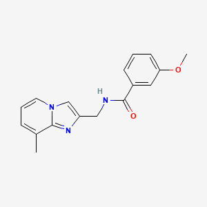 3-methoxy-N-((8-methylimidazo[1,2-a]pyridin-2-yl)methyl)benzamide