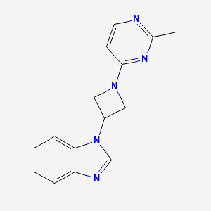 1-[1-(2-Methylpyrimidin-4-yl)azetidin-3-yl]benzimidazole