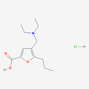 4-Diethylaminomethyl-5-propyl-furan-2-carboxylic acid hydrochloride