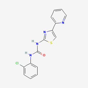 1-(2-Chlorophenyl)-3-(4-(pyridin-2-yl)thiazol-2-yl)urea