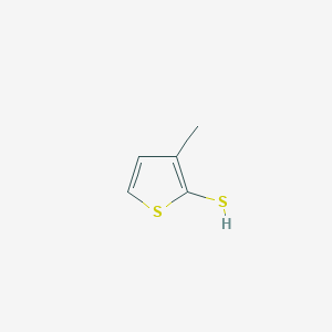 molecular formula C5H6S2 B2727257 3-Methylthiophene-2-thiol CAS No. 3970-30-7