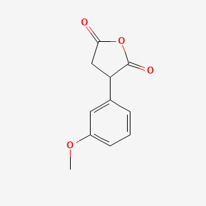 molecular formula C11H10O4 B2727267 3-(3-Methoxyphenyl)oxolane-2,5-dione CAS No. 15378-03-7