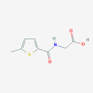 2-[(5-Methylthiophen-2-yl)formamido]acetic acid