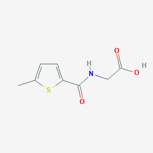 molecular formula C8H9NO3S B2727289 2-[(5-Methylthiophen-2-yl)formamido]acetic acid CAS No. 565166-71-4