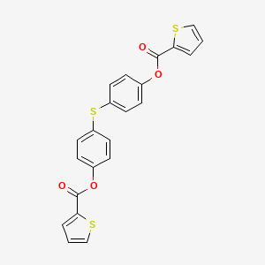 [4-[4-(thiophene-2-carbonyloxy)phenyl]sulfanylphenyl] Thiophene-2-carboxylate
