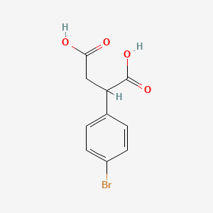 molecular formula C10H9BrO4 B2727319 2-(4-Bromophenyl)succinic acid CAS No. 71471-40-4