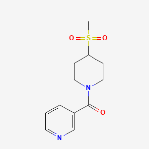(4-(Methylsulfonyl)piperidin-1-yl)(pyridin-3-yl)methanone