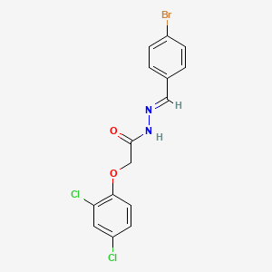 N'-(4-bromobenzylidene)-2-(2,4-dichlorophenoxy)acetohydrazide